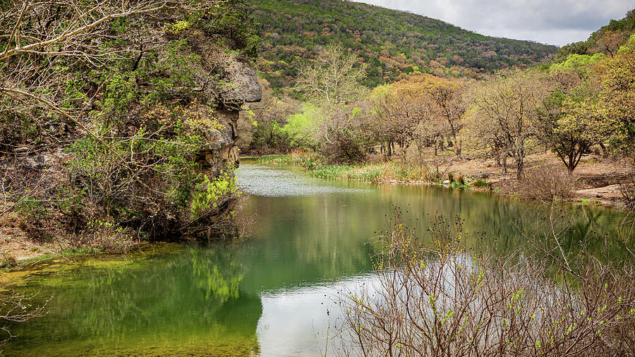 Lost Maples Spring Landscape - Texas Hill Country Nature Photography Photograph by Brigitte Blanchette Thompson Lost Maples Spring Landscape - Texas Hill Country Nature Photography Photograph by Brigitte Blanchette Thompson