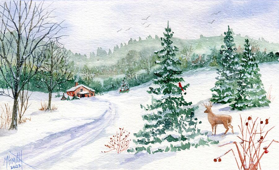 Whispers Of Winter Painting by Marilyn Smith