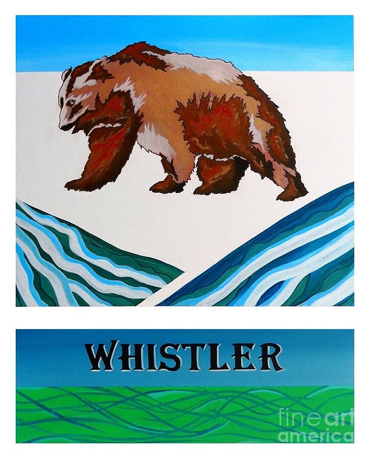 Whistler Abstract Illustration Painting by John Lyes