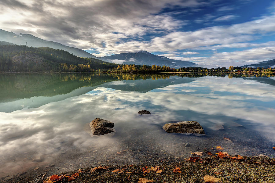 Whistler Green Lake Reflection Photograph by Pierre Leclerc Photography