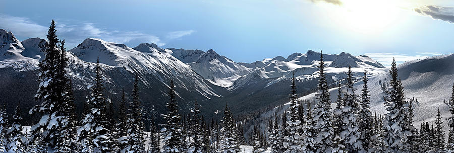 Whistler mountains Canada Photograph by Sonny Ryse