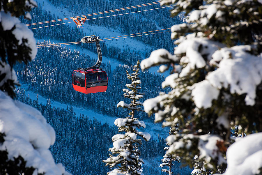 Whistler ski resort in winter Photograph by stockstudioX