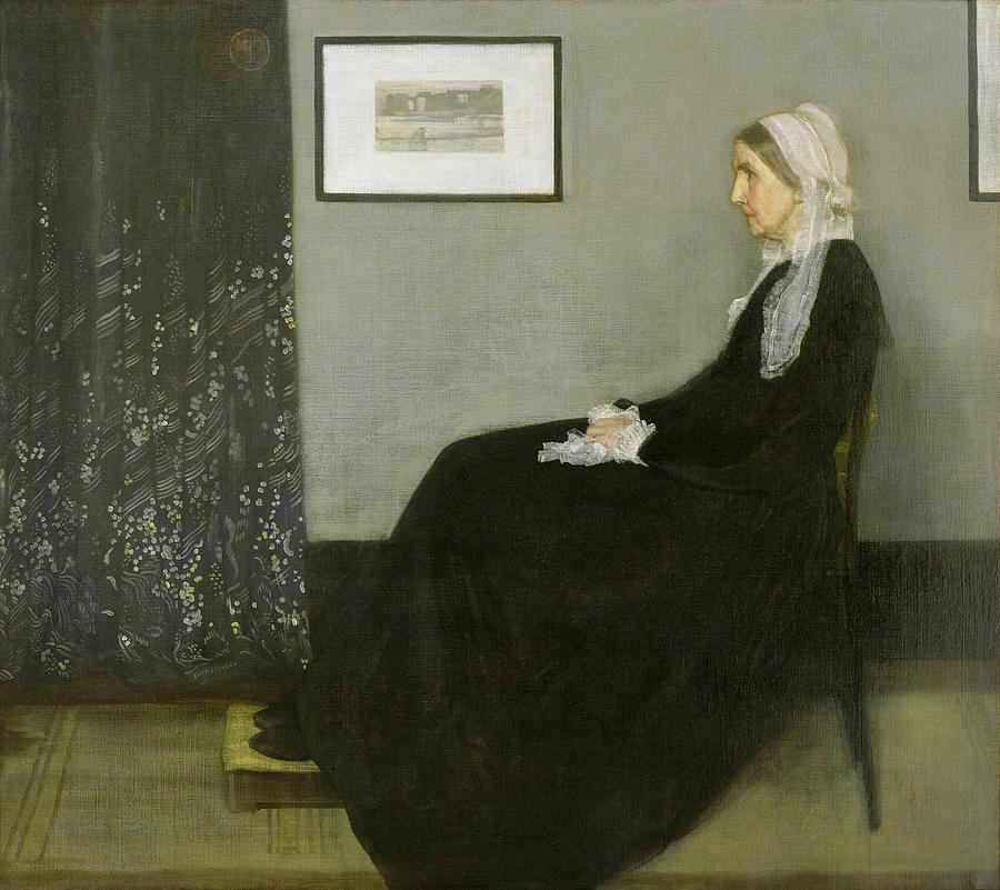 James Mcneill Whistler Painting - Whistlers Mother by James McNeill Whistler
