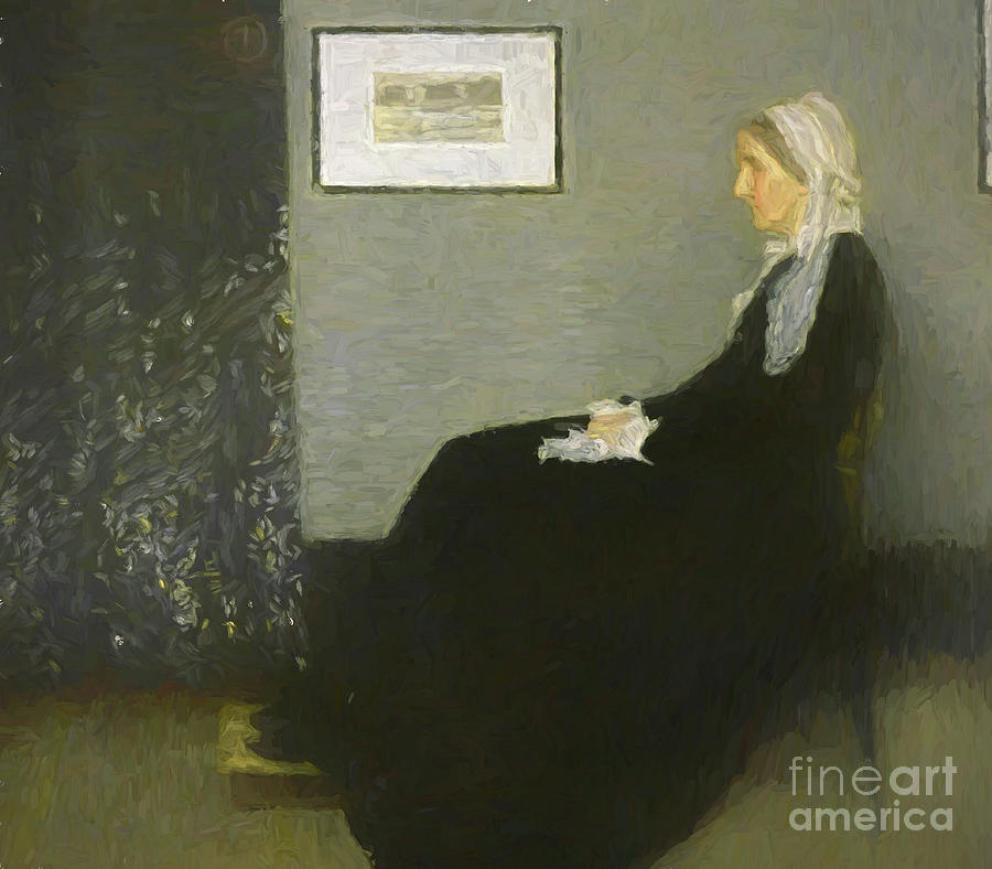 Whistlers Mother Painting by Jim Hatch