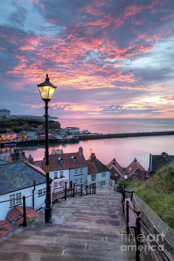 Whitby 199 Steps  Photograph by Martin Williams