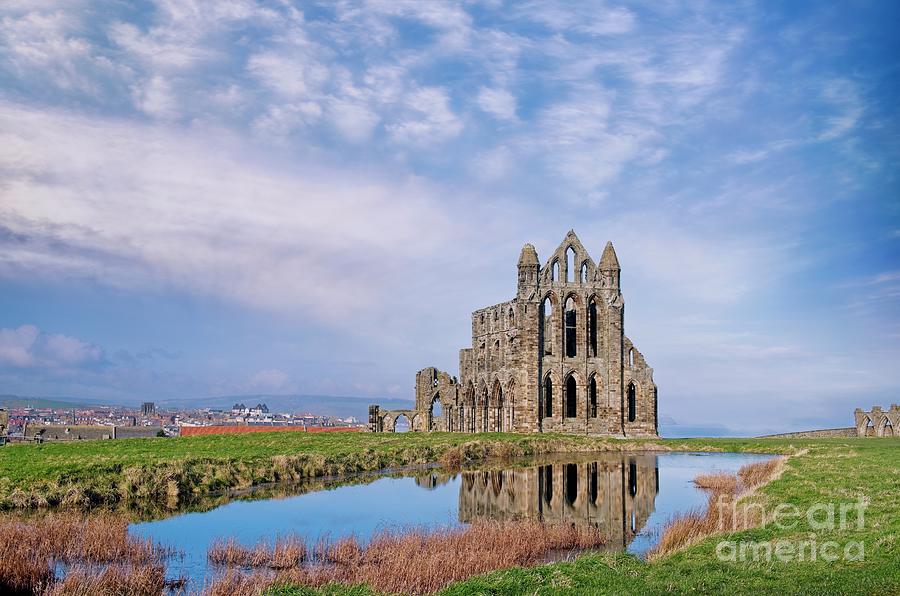 Whitby Abbey Ruins, North Yorkshire Photograph by Philip Preston