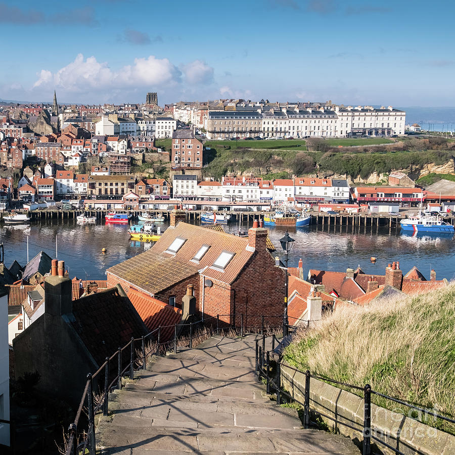 Whitby Harbour, North Yorkshire Coast, UK Photograph by Philip Preston