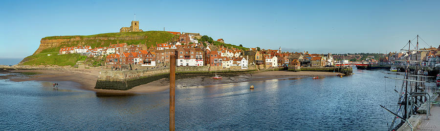 Whitby Harbour Panorama Photograph