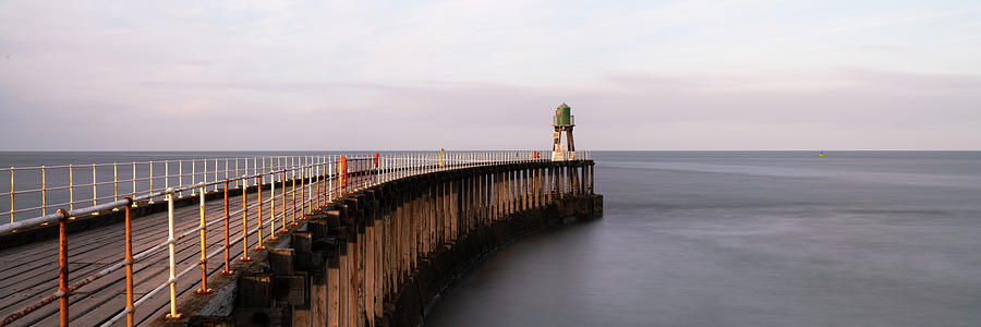 Whitby harbour Pier Yorkshire coast England.jpg Photograph by Sonny Ryse
