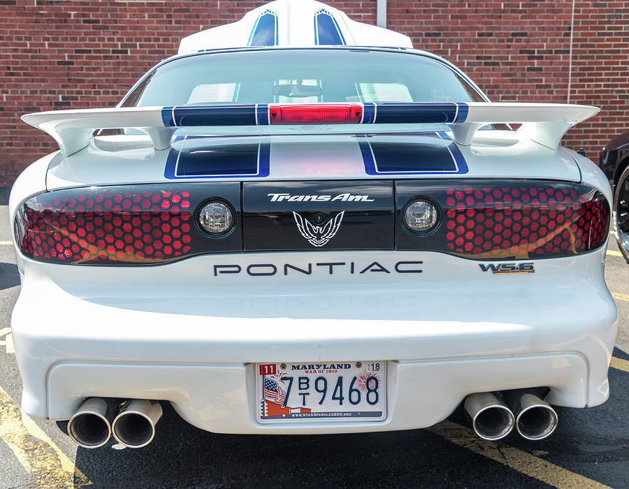 White 2002 Pontiac Trans Am WS6 Photograph by Terry Thomas - Fine Art ...