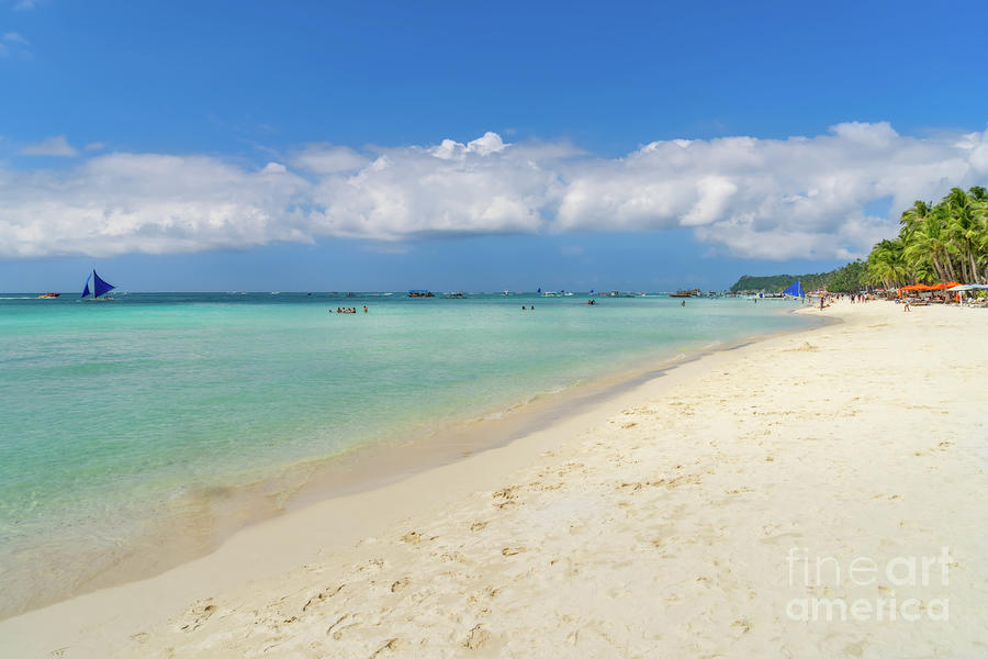 White Beach Boracay Philippines Photograph by Adrian Evans