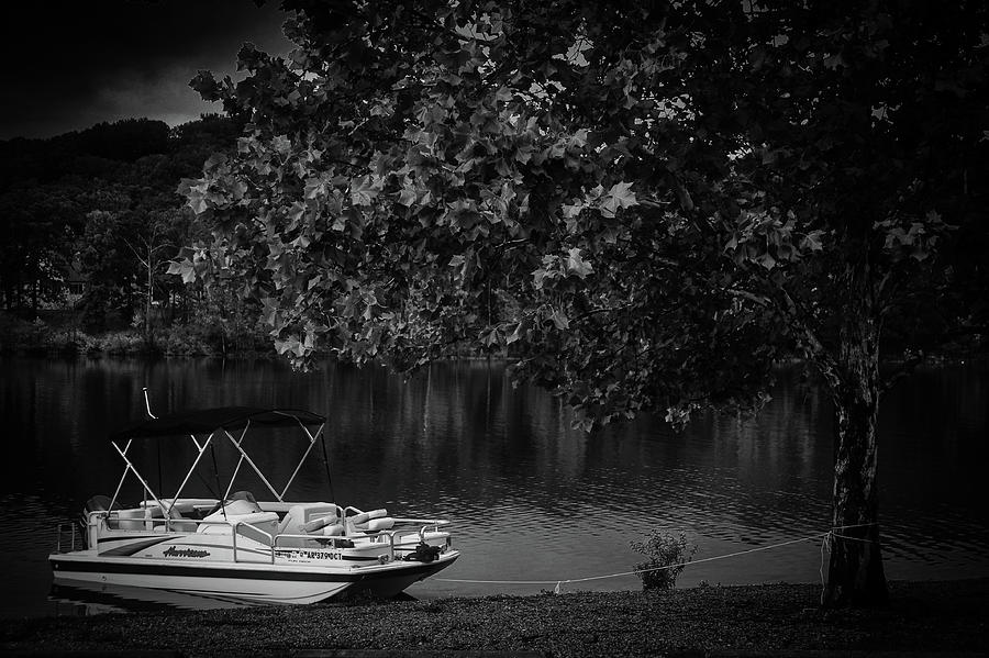 White Boat in Missouri Photograph by James C Richardson