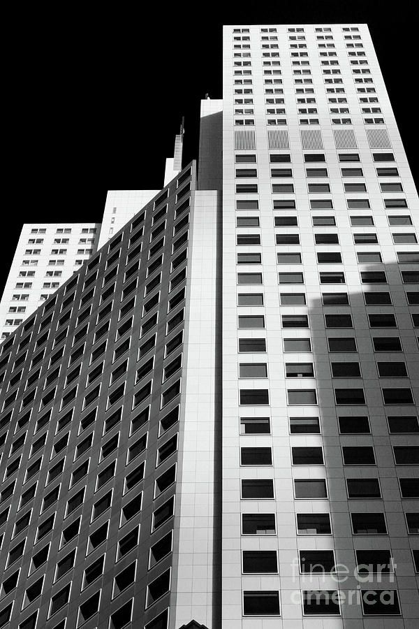 White Building in Black and White Photograph by Katherine Erickson