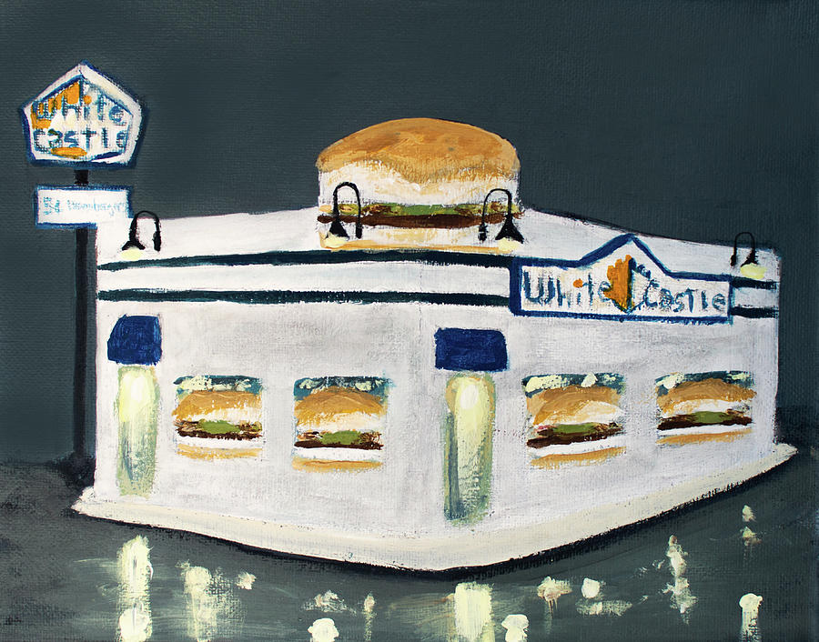 White Castle Art Painting Collectible Painting by Ken Figurski