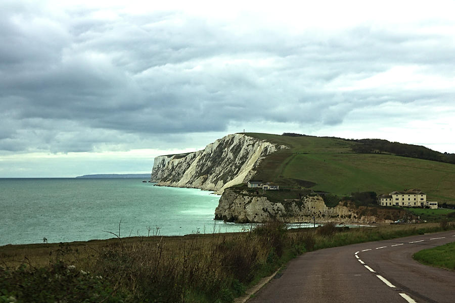 White Cliffs at Freshwater Bay on the Isle of Wight Photograph by Jeremy Hayden