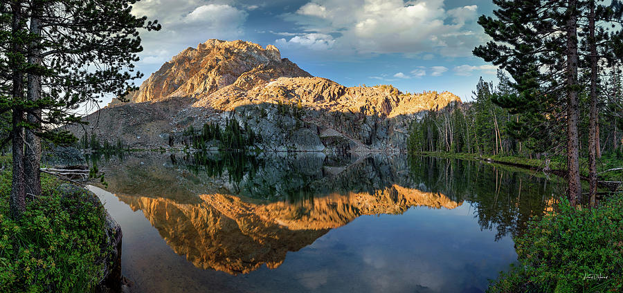 White Cloud Wilderness Reflections Photograph by Leland D Howard - Fine ...