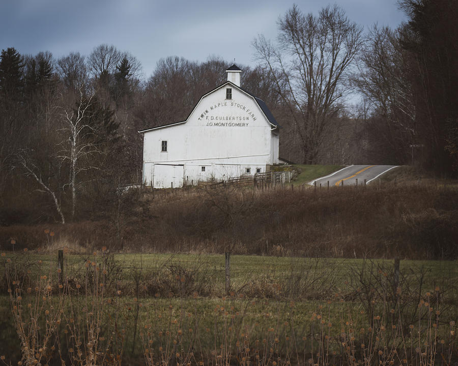 White Country Barn Photograph by Michelle Wittensoldner