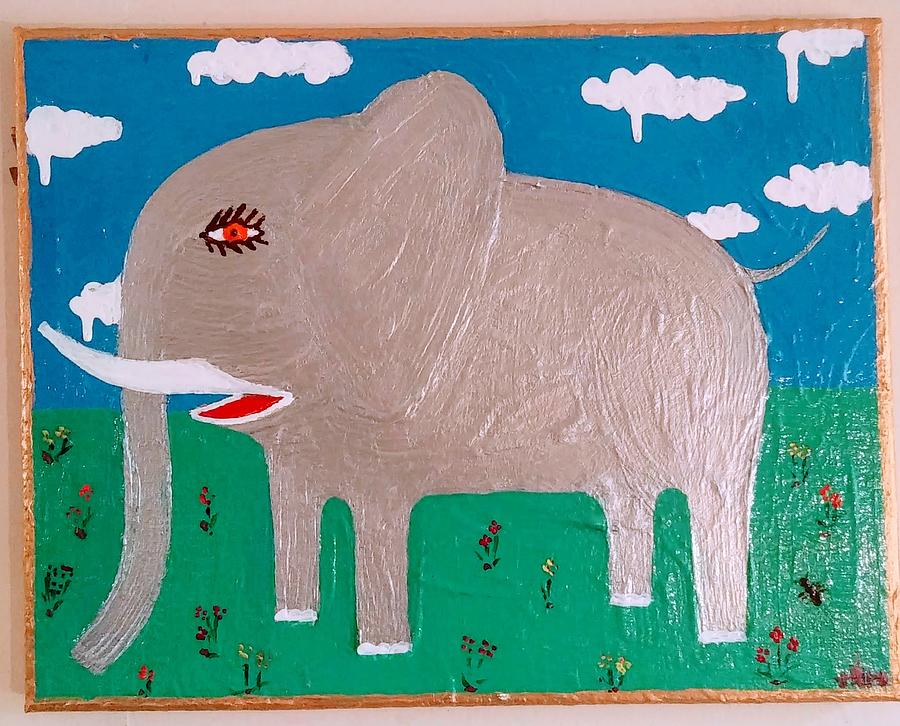 White Elephant ? Painting by Hiroaki Nishinaka-cook - Fine Art America