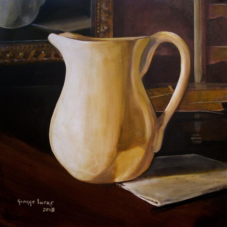 Star Wars Painting - White Ewer by George Lucas