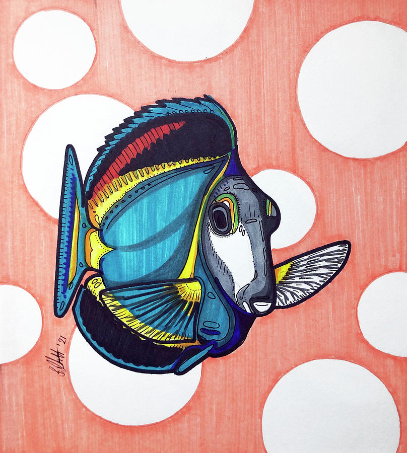 White Faced Tang Drawing by Creative Spirit