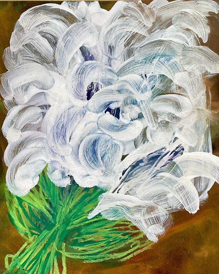 Flower Mixed Media - White Flowers  by Sudesna Ghosh