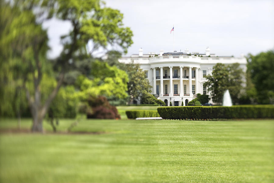 White House and lawn, Washington, DC Photograph by Thinkstock
