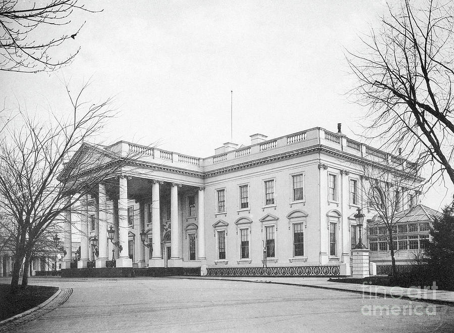 WHITE HOUSE, c1883 Photograph by Granger