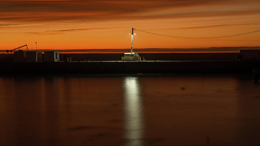 White light, orange dawn Photograph by Johannes Brienesse