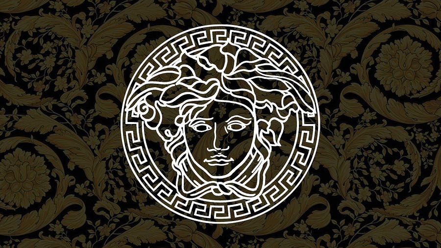 White Medusa over black baroque Digital Art by Carry Blaine - Fine Art ...