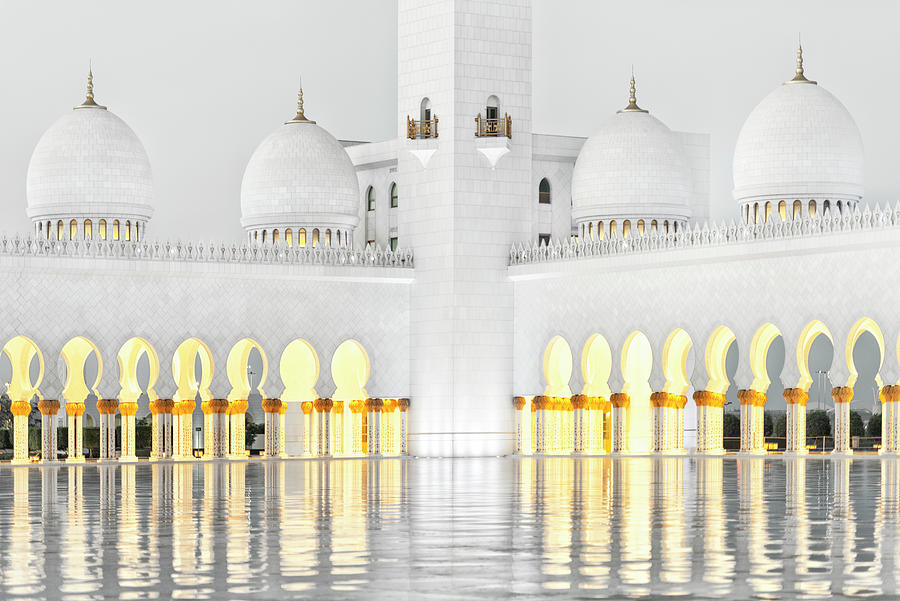 White Mosque - Between Shadow and Light Photograph by Philippe HUGONNARD