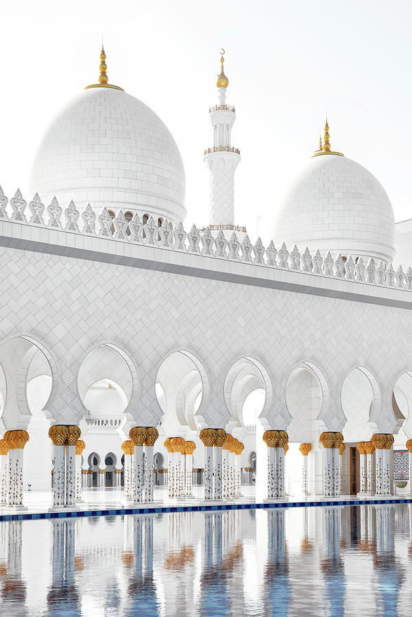 White Mosque - Crystal Reflections Photograph by Philippe HUGONNARD