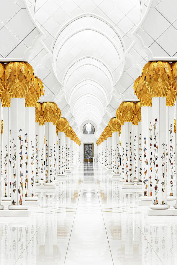 White Mosque - Famous Gallery Photograph by Philippe HUGONNARD