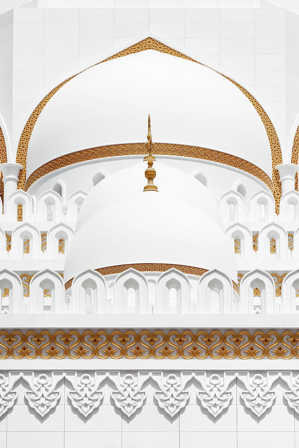 White Mosque - Overlay Photograph by Philippe HUGONNARD