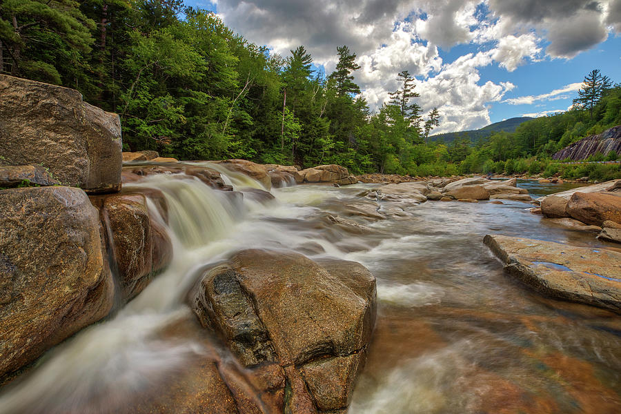 White Mountain National Forest Lower Falls Photograph by Juergen Roth