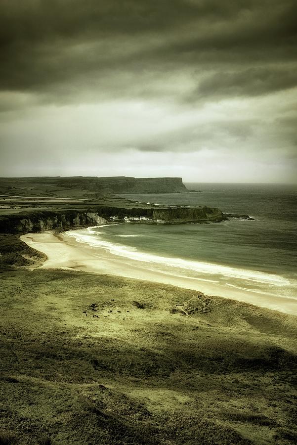 White Park Bay And The Giants Causeway Headlands. North Ireland Photograph