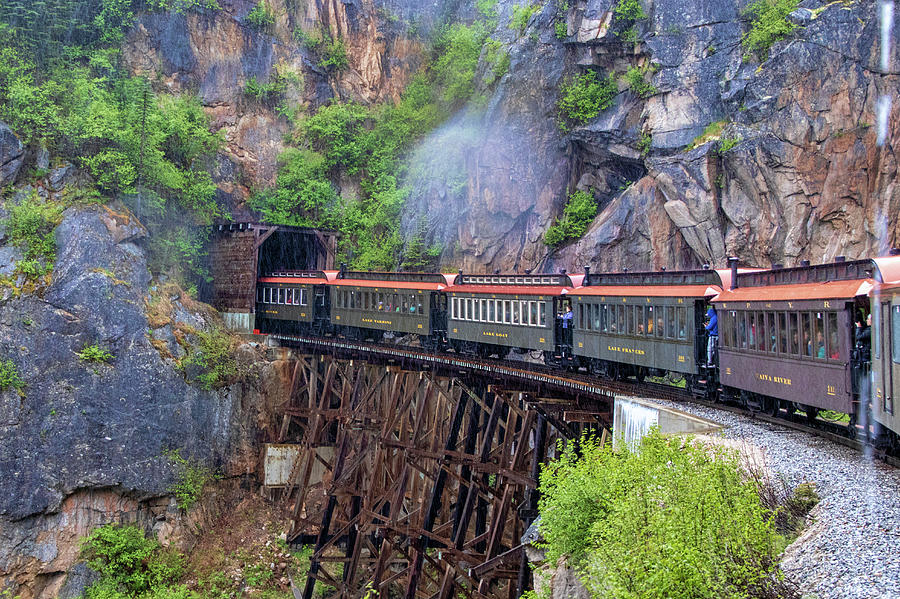 White Pass and Yukon Route Railway Skagway AK Photograph by David Werner