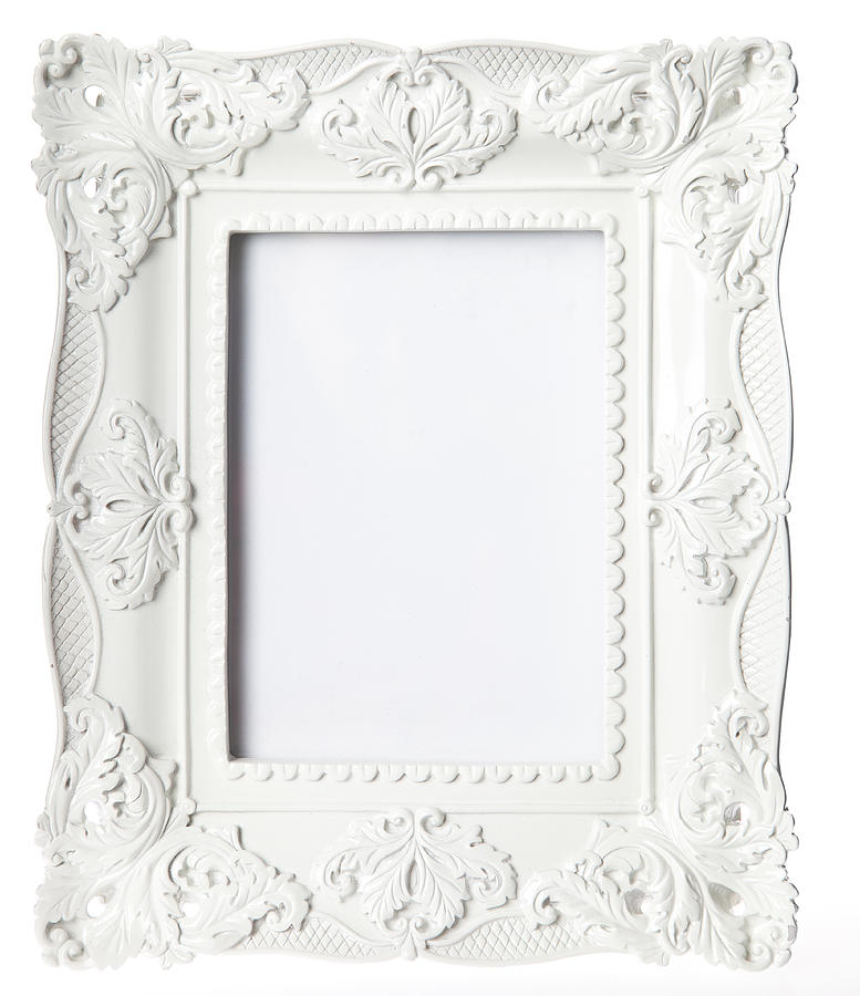 White Picture Frame Photograph by Rouzes