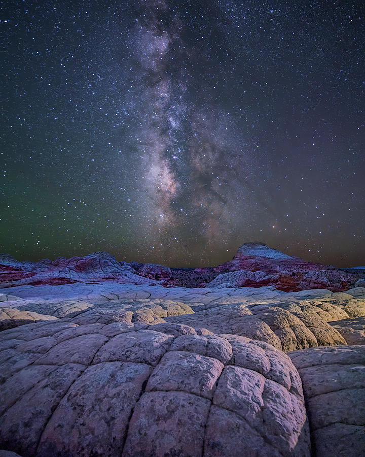 White Pocket Milky Way Photograph by John Wilbur
