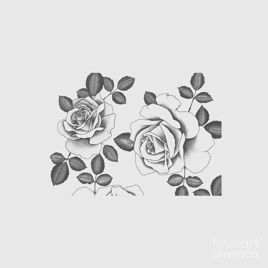 Rose Flower Drawing Cartoon Romantic Commercial Element Valentine PNG  Images | PSD Free Download - Pikbest