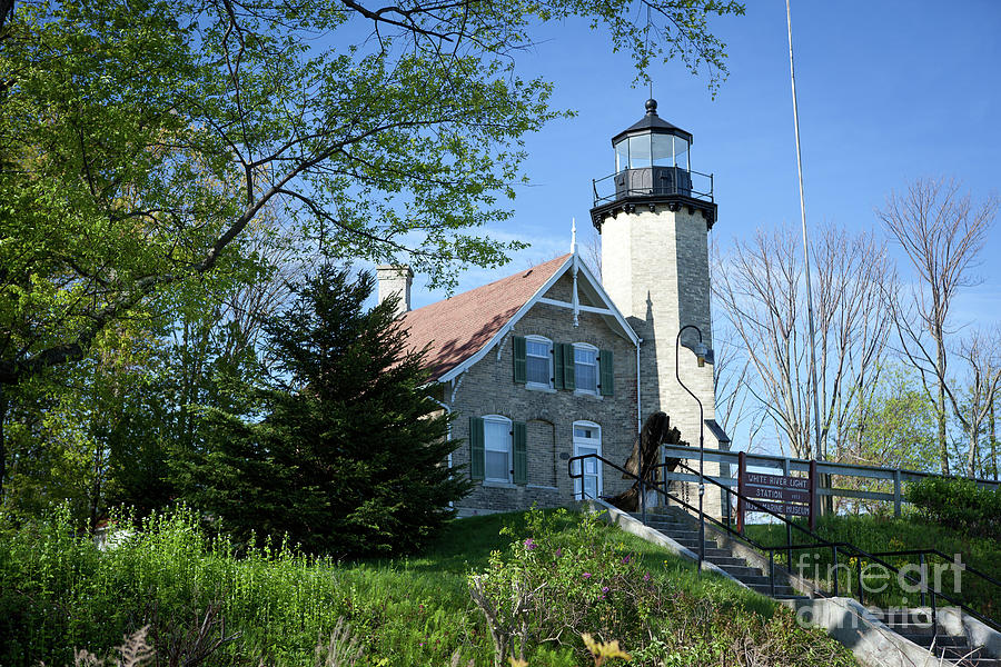 White River Light Station Photograph by Rich S