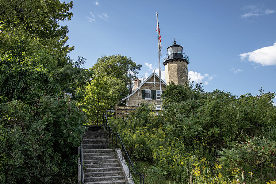White River Lighthouse in Michigan  Photograph by John McGraw