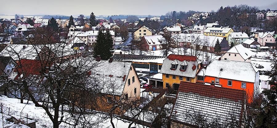 White rooftops in Bavaria Photograph by Tatiana Travelways