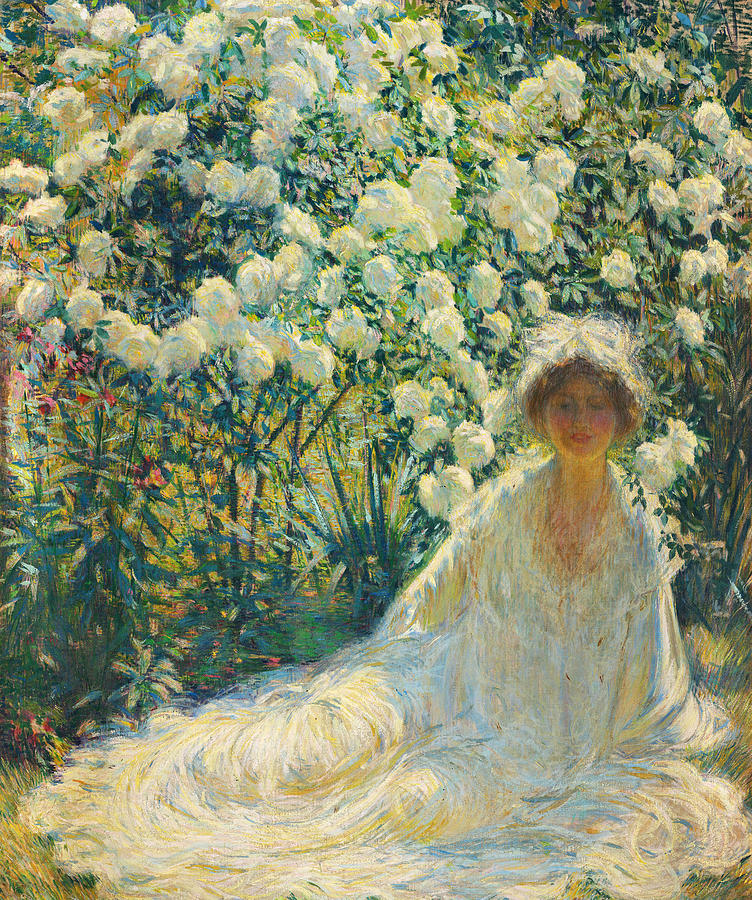 White Roses Painting by Philip Leslie Hale | Fine Art America