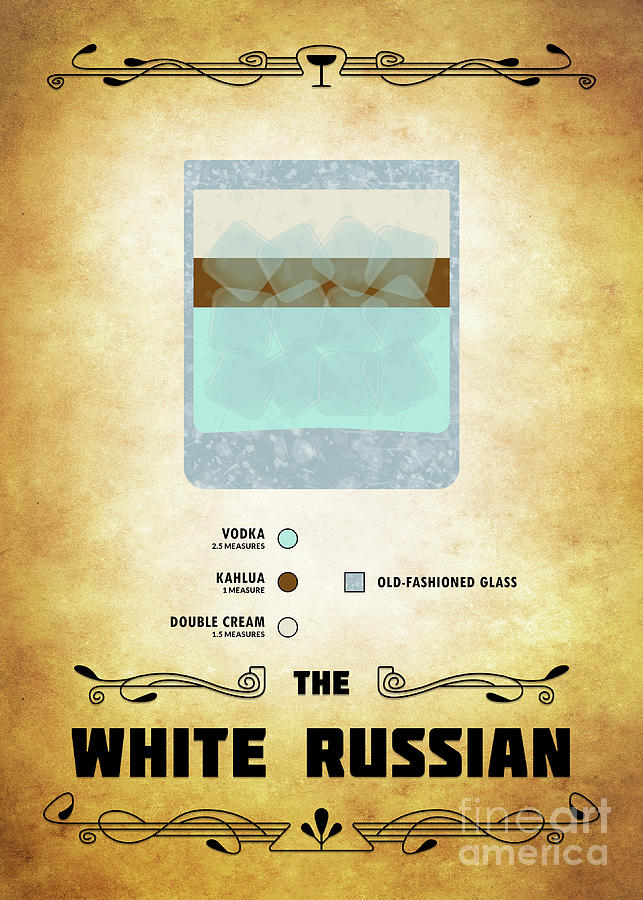 White Russian Cocktail - Classic Digital Art by Bo Kev