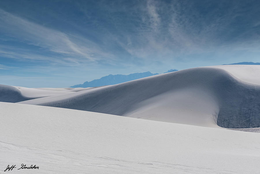 White Sand Dunes Photograph by Jeff Goulden