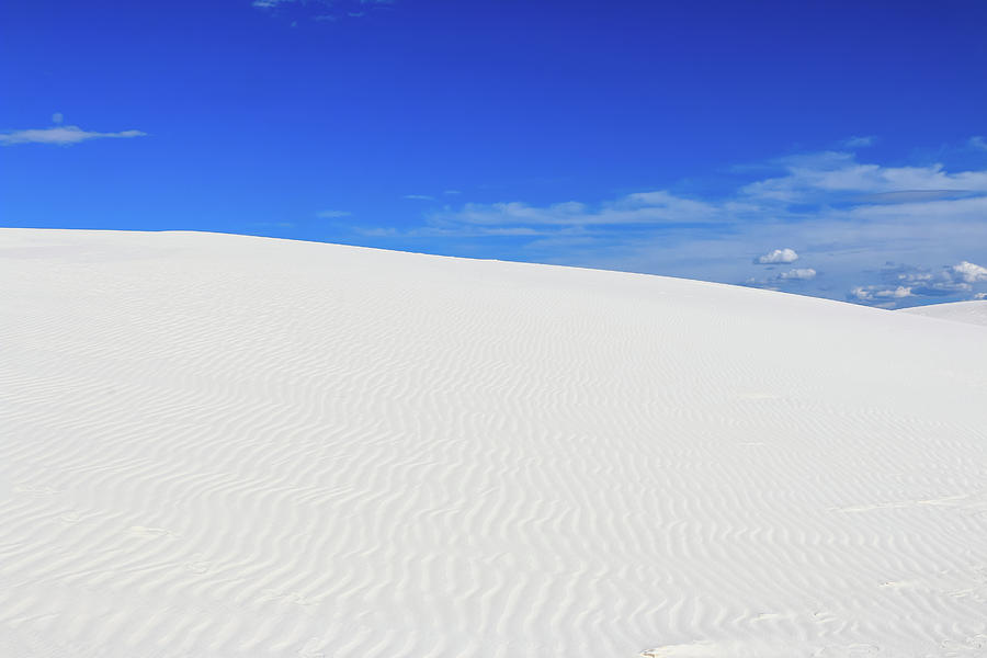 White Sands and Blue Skies Photograph by Dawn Richards