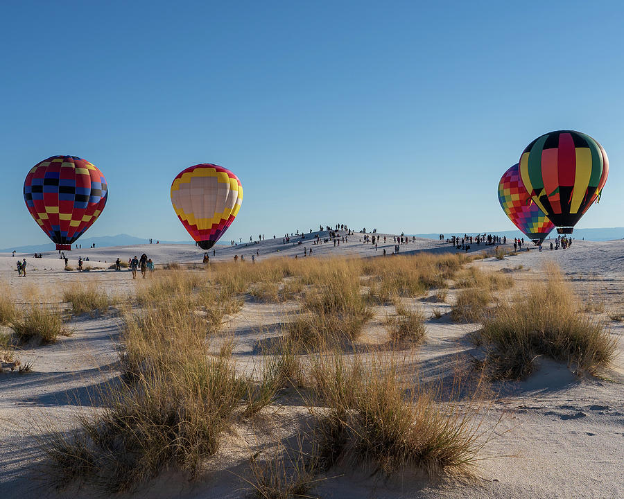 White Sands Balloon Festival Photograph by Monica Guidi Fine Art America