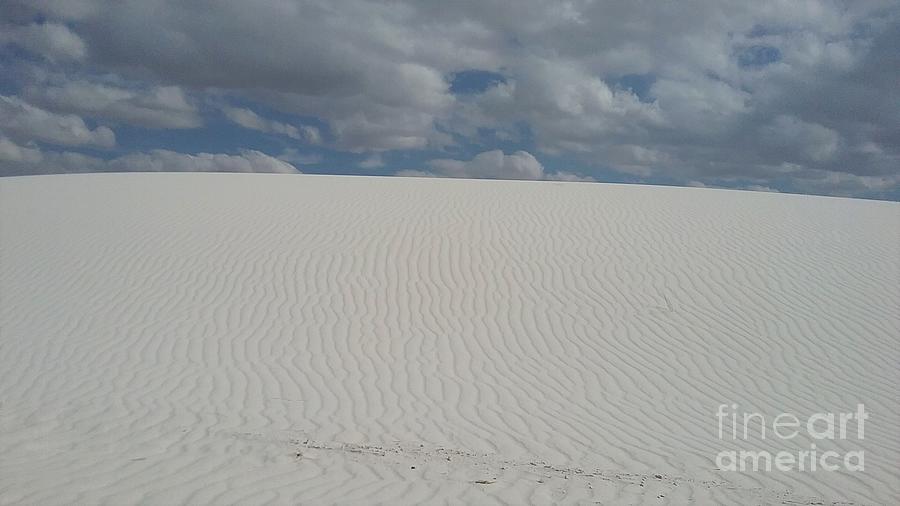 White Sands, Dark Clouds Photograph