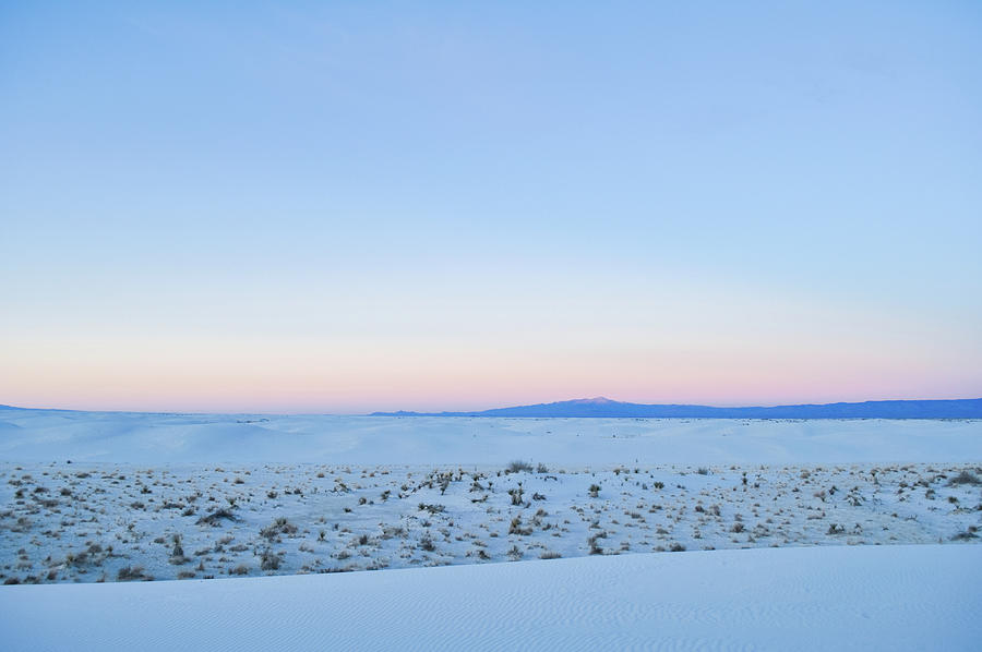 White Sands Evening Light Photograph by Kyle Hanson