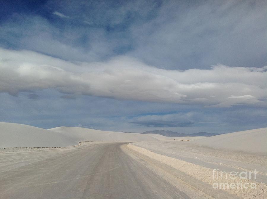 White Sands Road Photograph by Jeff Hubbard